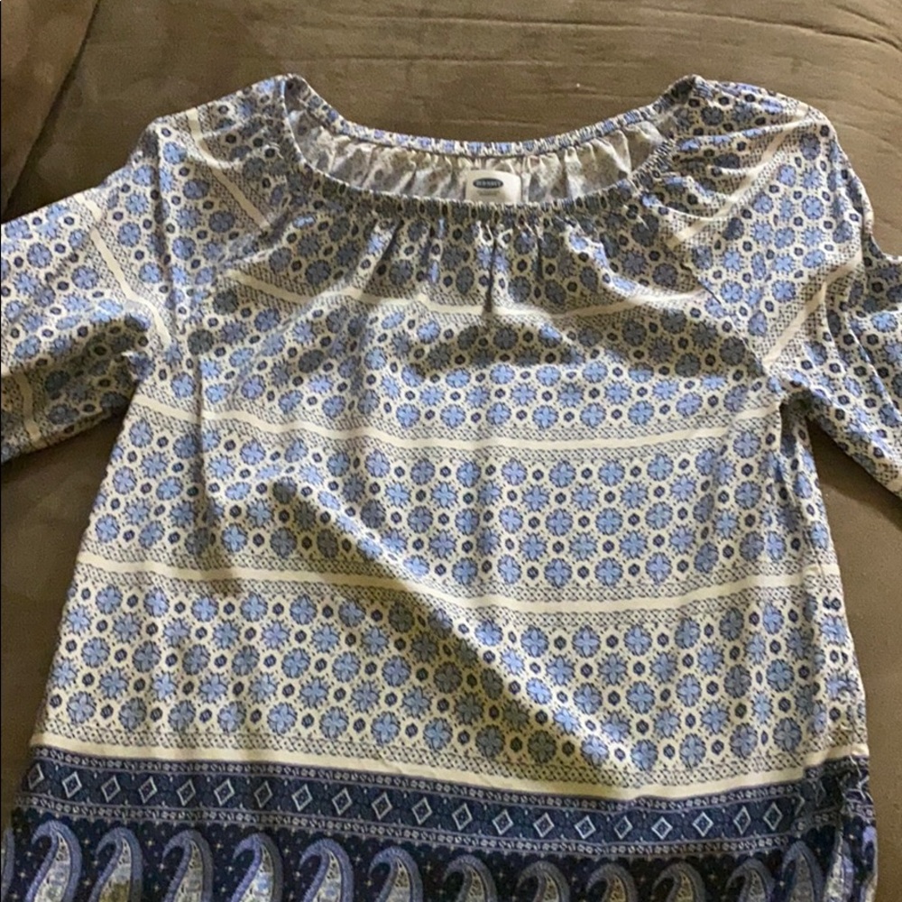 Old navy printed blouse